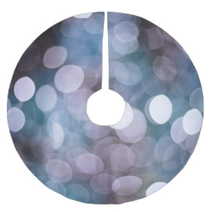 Blau graue Buche, abstrakter Hintergrund. Polyester Weihnachtsbaumdecke