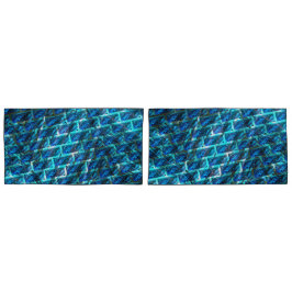 Blau, graviert, gerieben oder gelb kissenbezug