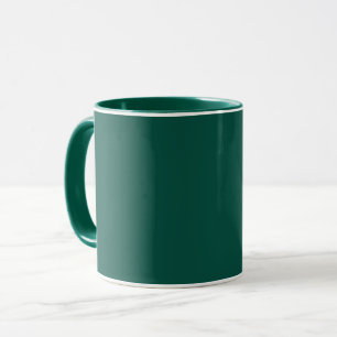 Blau-grün (Farbkreis) Tiefes Meergrün Tasse
