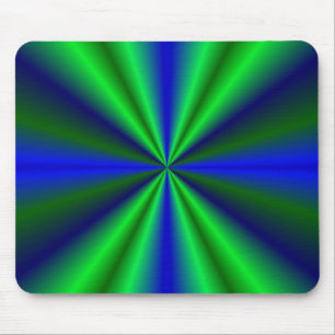 blau grün Regenbogen Mousepad