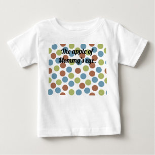 Blau, Grün und Braun Baby T-shirt