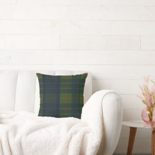Blau Grün und Rot Tartan Karo Wurfkissen Kissen