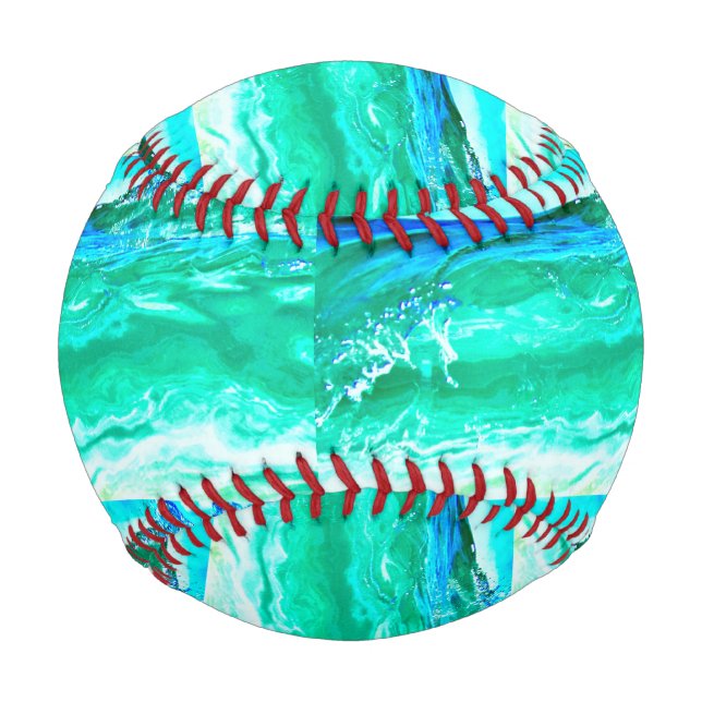 Blau/Grün-Wellen Thunder_Cove Baseball (Vorderseite)