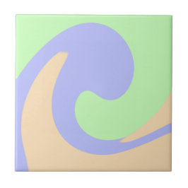 Blau-grüne Omerwassermarmor bohu fett Muster Fliese