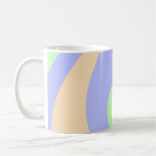 Blau-grüne Omerwassermarmor bohu fett Muster Kaffeetasse