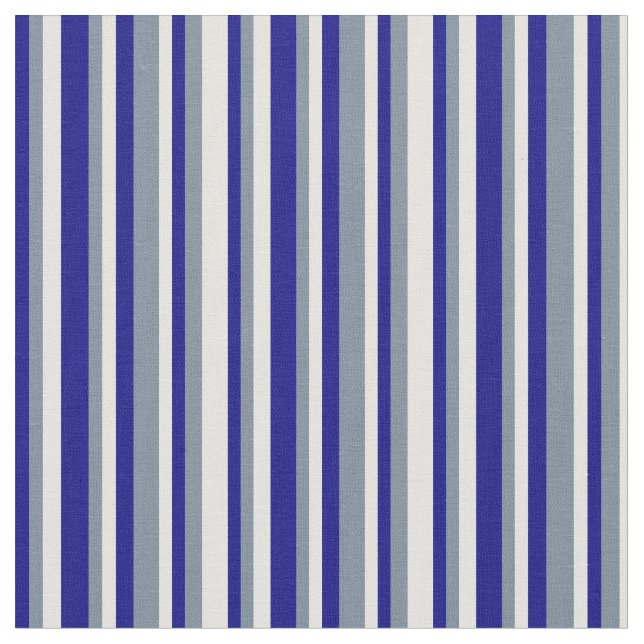 Blau, hellschiefer Grau und hellgelbes Muster Stoff (Nahaufnahme)