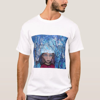 Blau im Regen T-Shirt