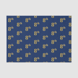 Blau, Imitate Gold 8. (Achte) Event Tissue Paper Seidenpapier
