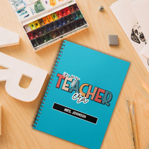 Blau in meiner Lehrerzeit Zitat Notizblock