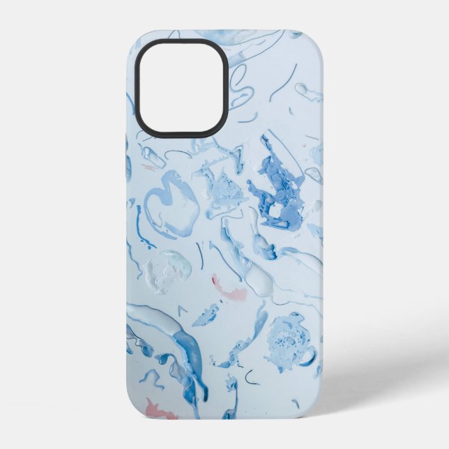 Blau iPhone 12 Hülle (Rückseite)