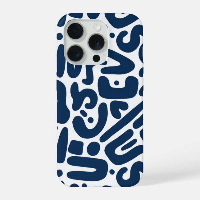 Blau  iPhone 15 pro hülle (Rückseite)