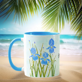 Blau Irische Combo-Tasse mit Text Tasse