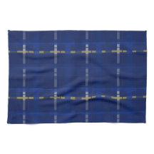 Blau kariert auf Blues, Gold & Silber