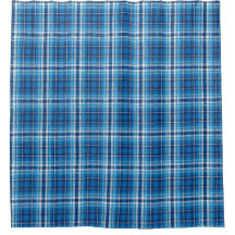 Blau Kariert