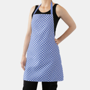Blau Kariert / Gingham Pattern Schürze