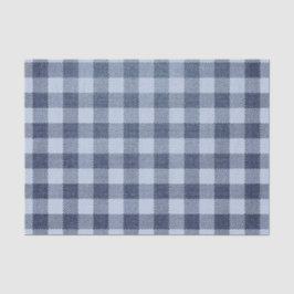 Blau Kariert Seidenpapier