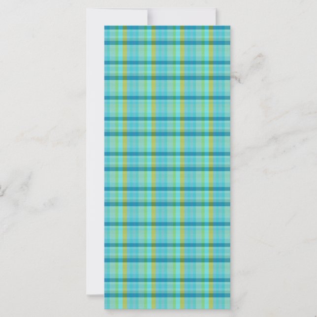 Blau Kariert von Shirley Taylor (Vorderseite)