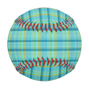 Blau Kariert von Shirley Taylor Baseball