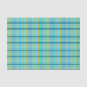 Blau Kariert von Shirley Taylor Seidenpapier