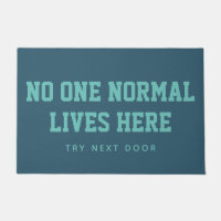 Blau Kein normales Leben hier probiert nächste Tür