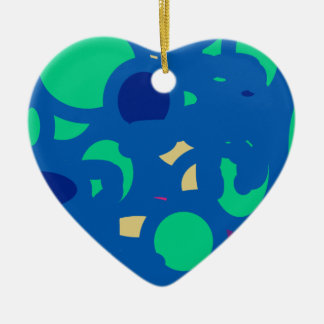 blau keramikornament