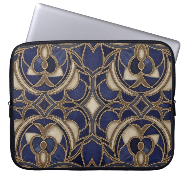 blau königlich laptopschutzhülle (Vorderseite)