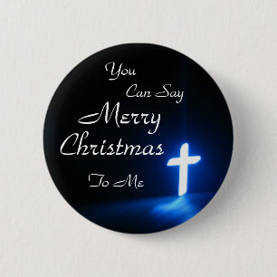 Blau-Kreuz-auf-an-einkirche, können Sie, sagen, Button