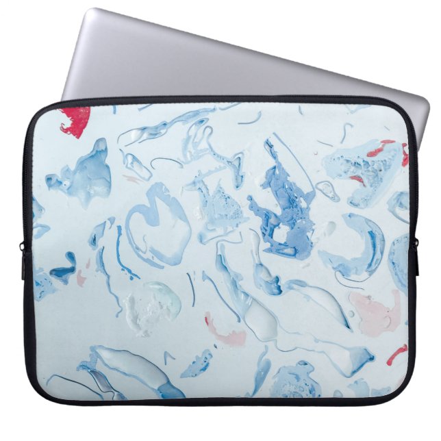 Blau Laptopschutzhülle (Vorderseite)