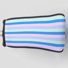 Blau, Lavendel, Rosa und Pastellfarben Grüne Strei Golf Headcover