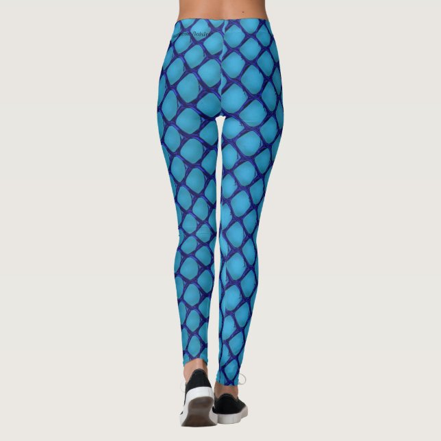 Blau Leggings (Rückseite)