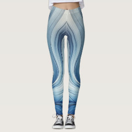 Blau Leggings