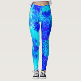 Blau Leggings