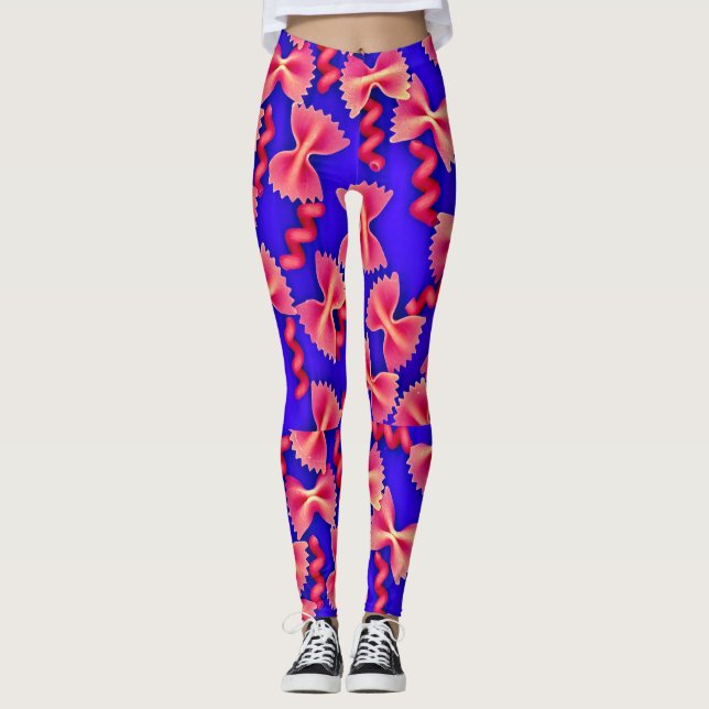 Blau Leggings (Vorderseite)