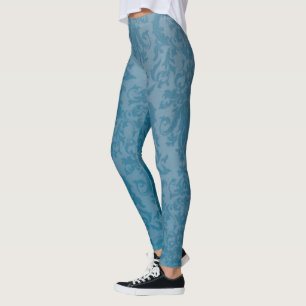 Blau Leggings