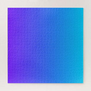 Blau & Lila   Moderner Farbverlauf Ombre