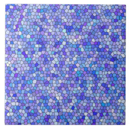 Blau Lila Mosaikmuster Fliese