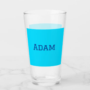 Blau lila Name Text zurück zur Schulnachricht s Glas