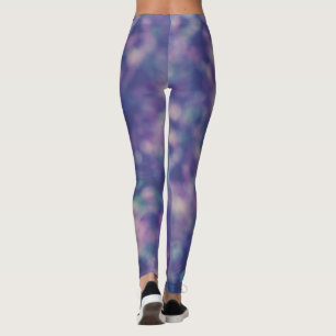 Blau Lila rosa Einzigartiger Cooler Chic Leggings