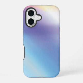 Blau Lila Rosa und Gelb Abstrakte Kunst iPhone 16 Hülle