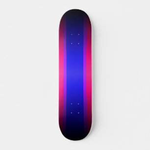 Blau Lila und rosafarben: Benutzerdefiniertes Skat Skateboard