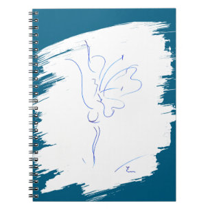 Blau-Linie 1 Notizblock