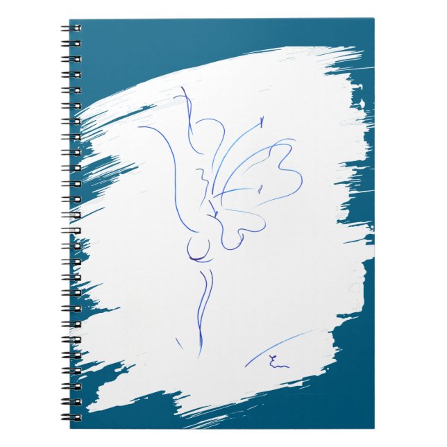 Blau-Linie 1 Notizblock (Vorderseite)