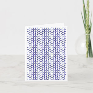 BLAU LINIERTES KARTENBLATT / Vertikal Karte