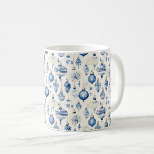Blau majestätisch: Ornamente schmücken den Baum Kaffeetasse