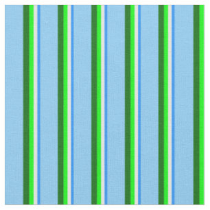 Blau, Minzcreme, Limon, dunkelgrün, Lichtblau Stoff