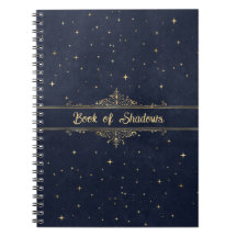 Blau mit goldenen Sternen Extravagantes Heidenbuch