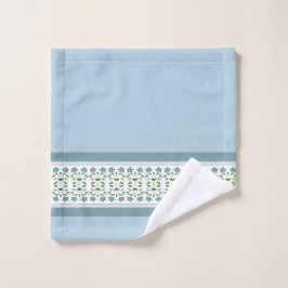 Blau mit Grau Badhandtuch Set