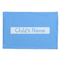 Blau mit Name des Kindes HAMbyWG Kissen-Abdeckung