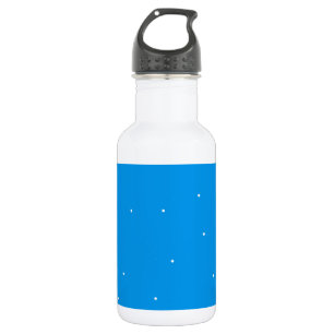 Blau mit weißem Punktezubehör zum Anpassen Trinkflasche