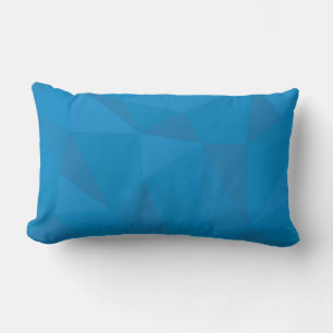 Blau, modern, cool, trendig, futuristisch lendenkissen